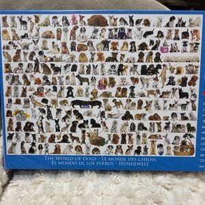 Eurographics The World of Dogs Puzzle - Blue
